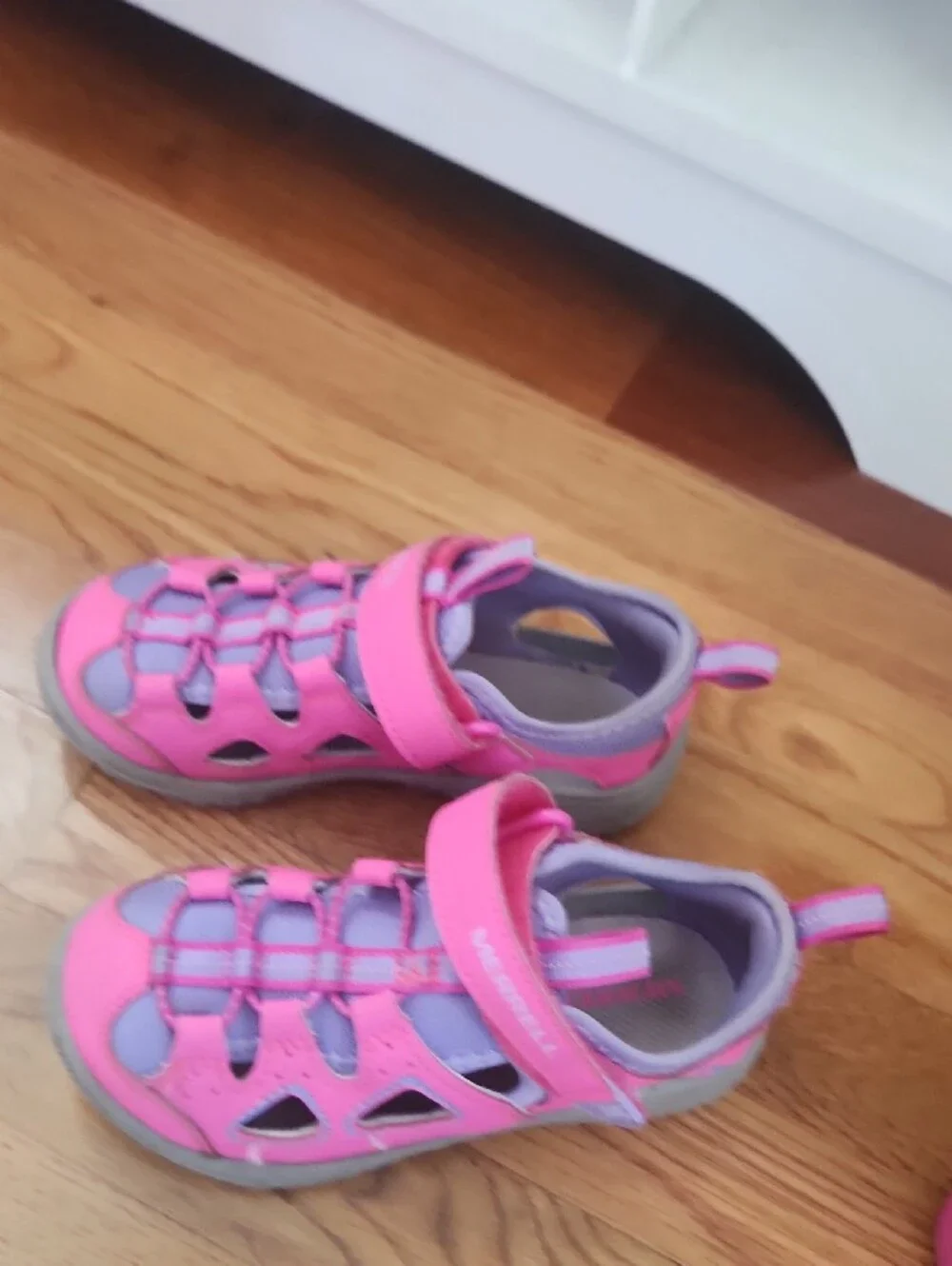 Merrell Pink and Purple Kids Active Sandals